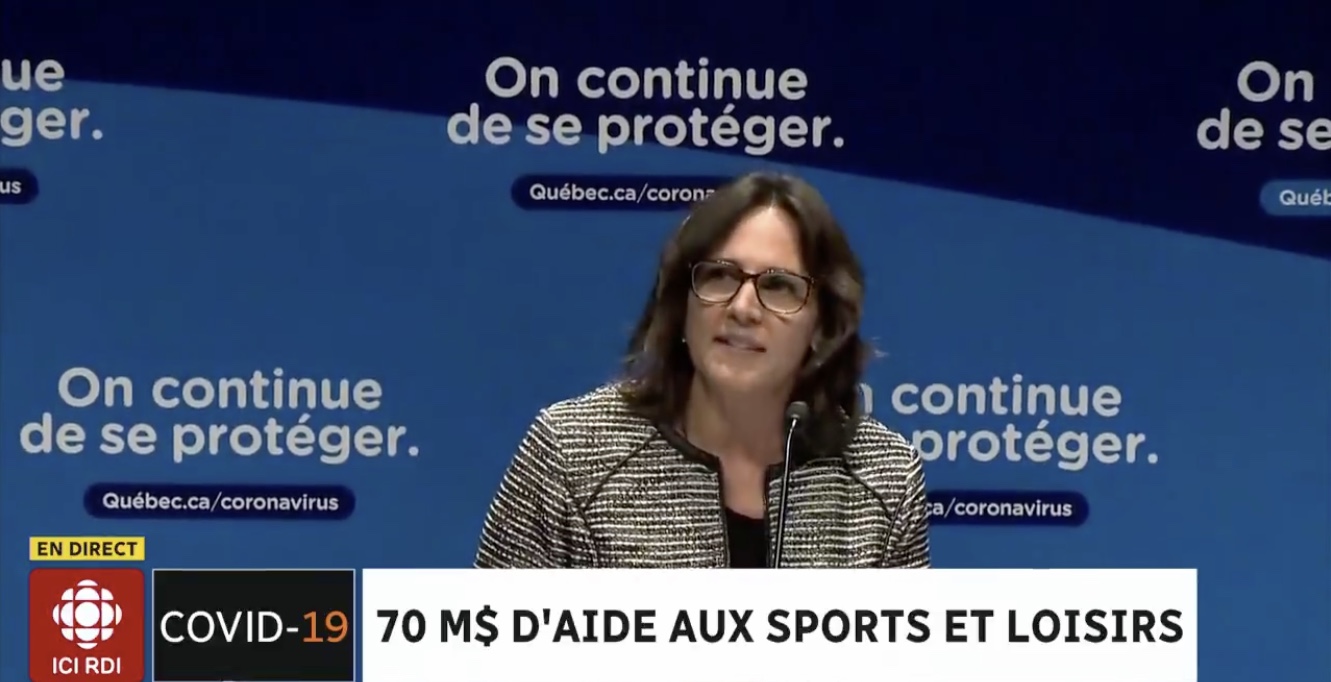 Québec débloque 70 millions $ pour soutenir le milieu sportif