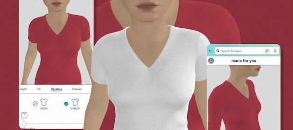 À partir de deux photos de vous, Amazon peut créer un avatar et vous vendre des vêtements sur mesure