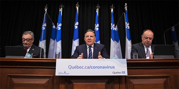 Québec pourrait resserrer les consignes sanitaires dans cinq régions