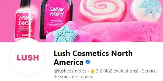 Lush va fermer plusieurs comptes de réseaux sociaux