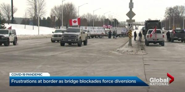 Le blocus du pont Windsor-Detroit cause des dommages à l’économie