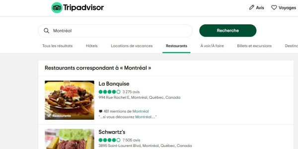 Le meilleur restaurant montréalais répertorié sur Tripadvisor… n’existait pas