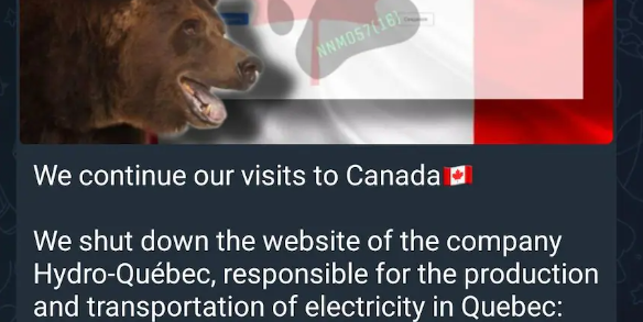 Cyberattaques russes: le site web d’Hydro-Québec était inaccessible hier