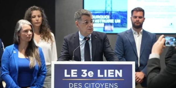 Éric Duhaime propose une nouvelle version d’un 3e lien entre Québec et Lévis 