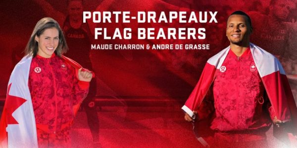 Maude Charron et Andre De Grasse seront en tête de la délégation canadienne à Paris