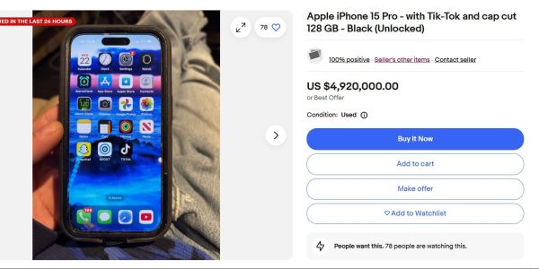 Des téléphones équipés de TikTok se vendent à prix d’or sur eBay