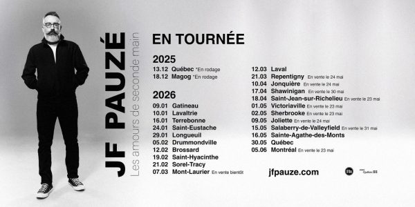 Le Cowboy Fringant JF Pauzé va sortir un premier album solo et partir en tournée