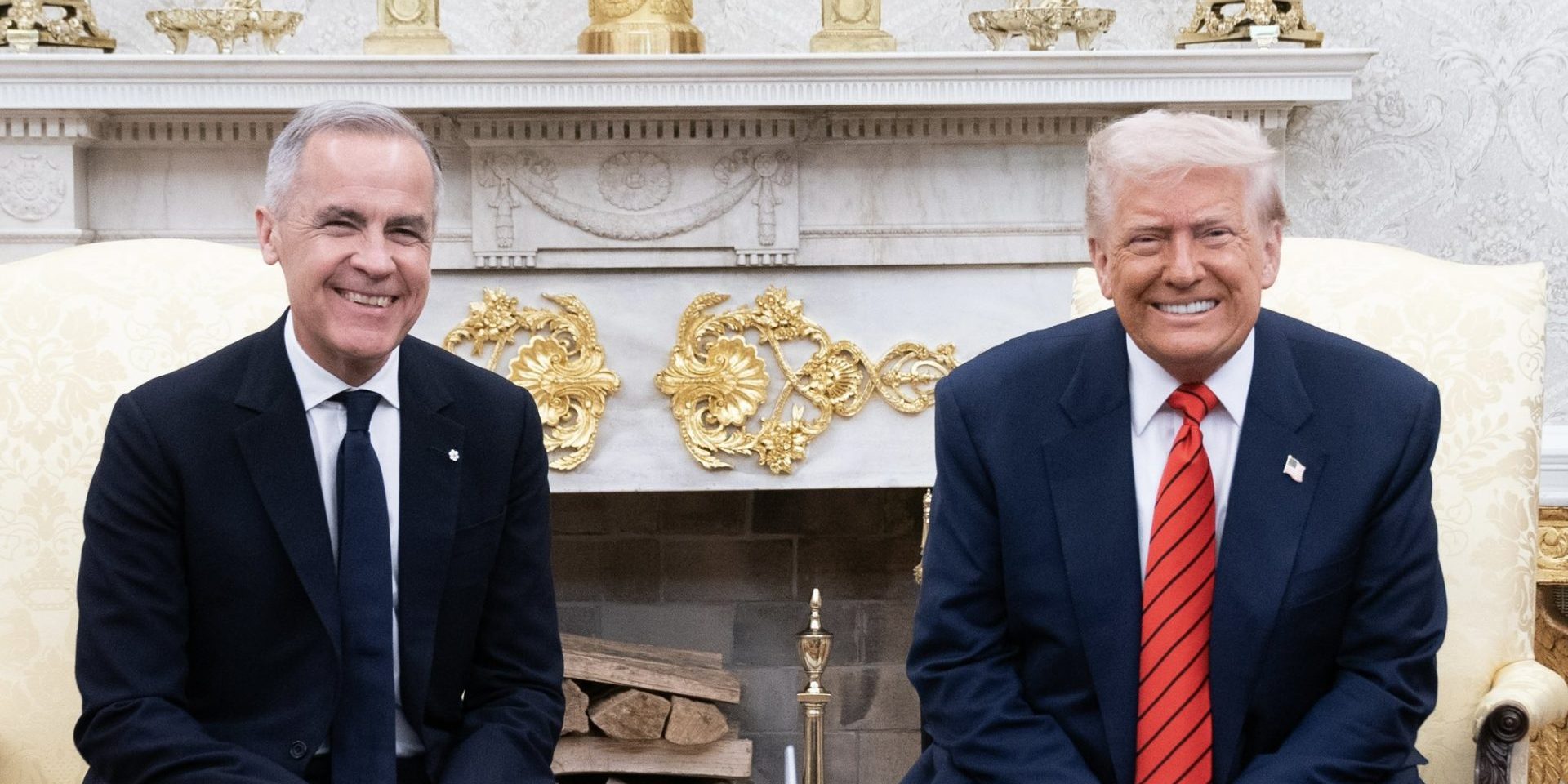Première rencontre courtoise et amicale entre Mark Carney et Donald Trump
