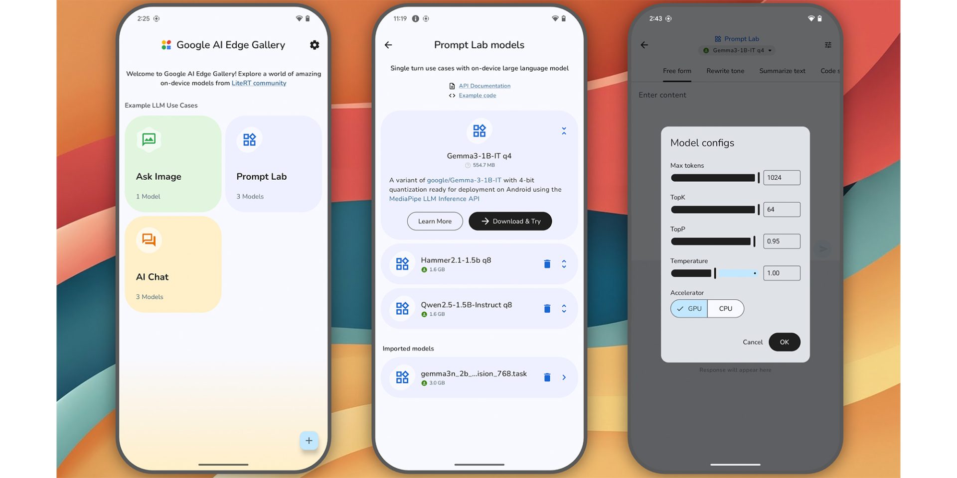 Google lance une appli pour exécuter des modèles d’IA localement