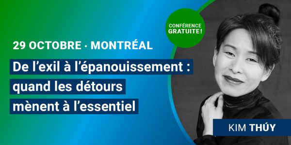 Grand Rendez-vous de la CNESST | Assistez à une conférence gratuite de Kim Thúy