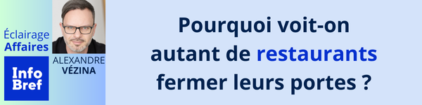 Qu’est-ce qui fait si mal aux restaurants?