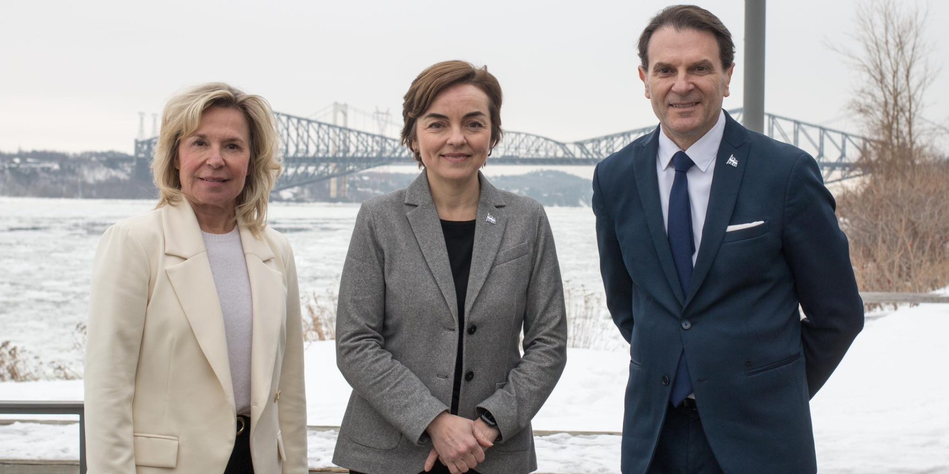 Christine Fréchette a présenté un plan pour réduire la congestion entre Québec et Lévis 